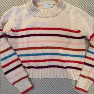La Ligne Mini Marin Women's Striped Sweater - Cream and Multicolor